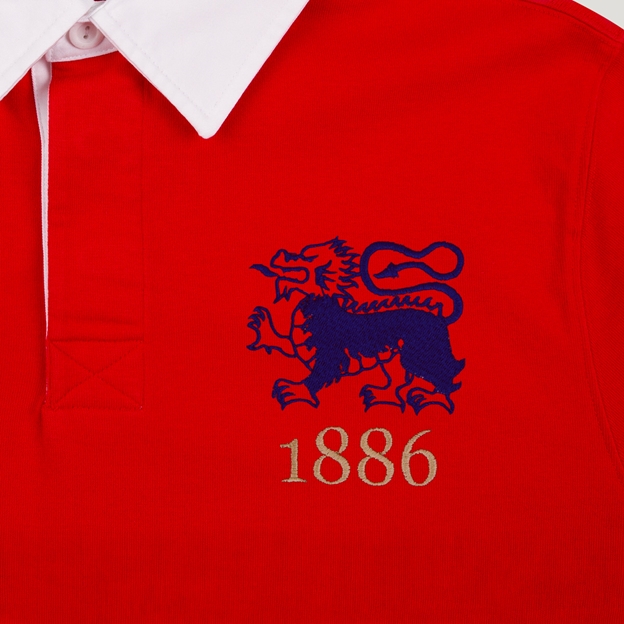 Hong Kong 1886 Rugby Shirt - Red