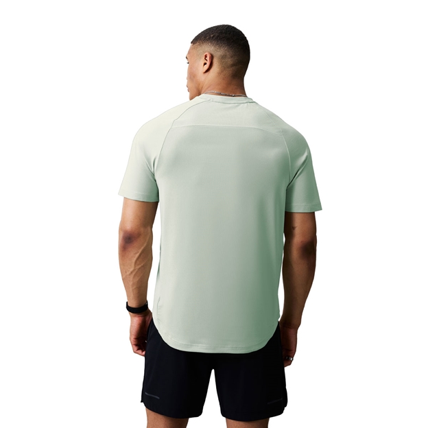 Canterbury Mens Everest Dart Technical T-Shirt Sea foam Green - Model Back View