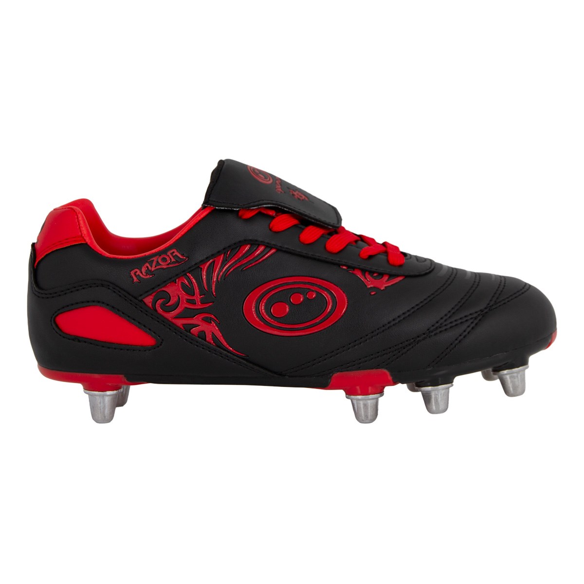 Optimum Razor Rugby Boots Red - Front View