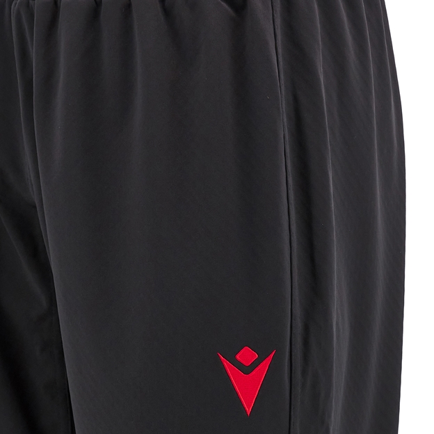 Wales Kids Training Fitted Track Pants - Black 2025 - Macron