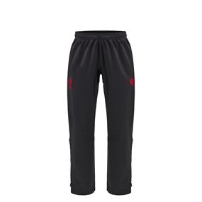 Wales Kids Training Fitted Track Pants - Black 2025 - Front