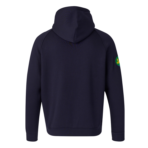 Leicester Tigers Mens Off Pitch Hoodie 26/27 Navy - Back View