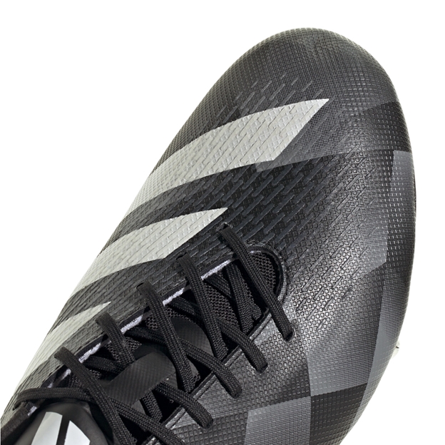 adidas Adults Adizero RS15 Pro Soft Ground Rugby Boots Black - Toe