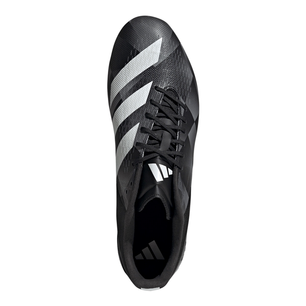 adidas Adults Adizero RS15 Pro Soft Ground Rugby Boots Black - Top
