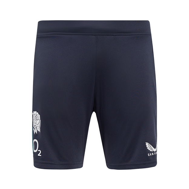 England Mens Performance Knit Shorts 25-26 Inkwell:Storm Blue - Front