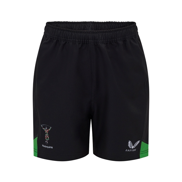 Harlequins Kids Home Rugby Shorts 25/26 - Front