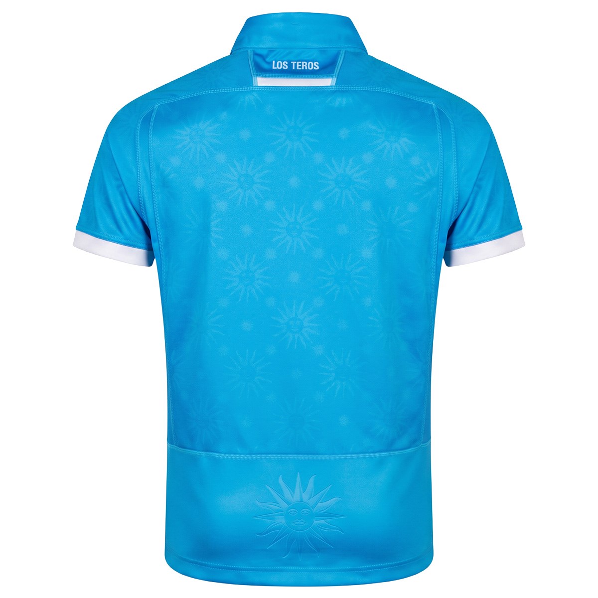Uruguay Mens Home Rugby Shirt 26/27 Sky Blue - Front View