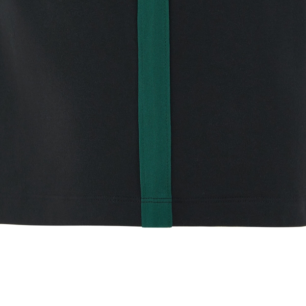 Wales Mens Travel T-Shirt 26/27 Black - Seam Detail