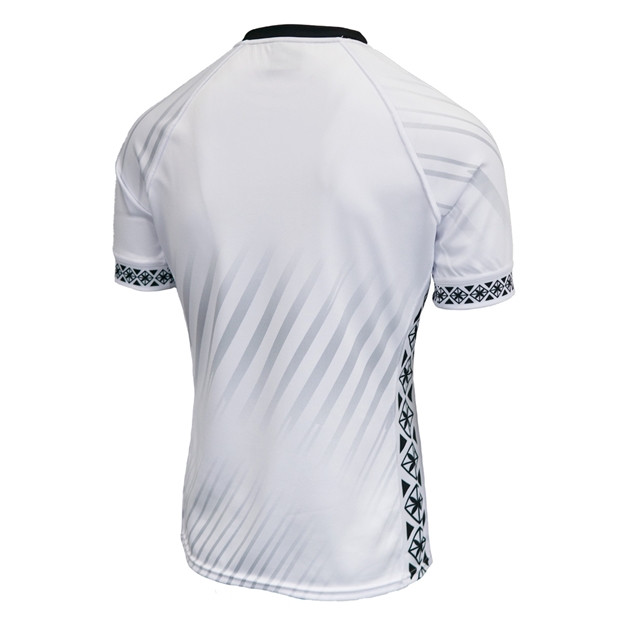 Fiji Mens WRWC 2025 Home Rugby Shirt White - Back