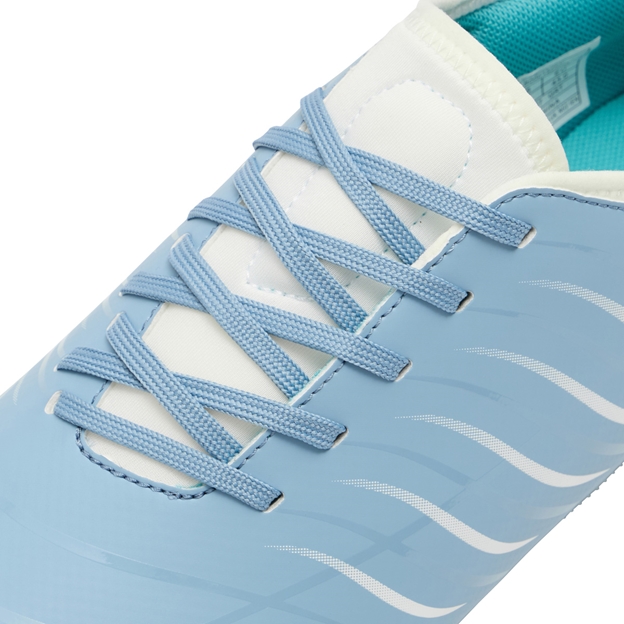Canterbury Adults Phoenix 2.0 Team Soft Ground Rugby Boots Mountain Spring Grey - Lacing Close-up