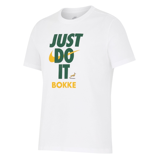 South Africa Springboks Mens Just Do It T-Shirt 25/26 - Front