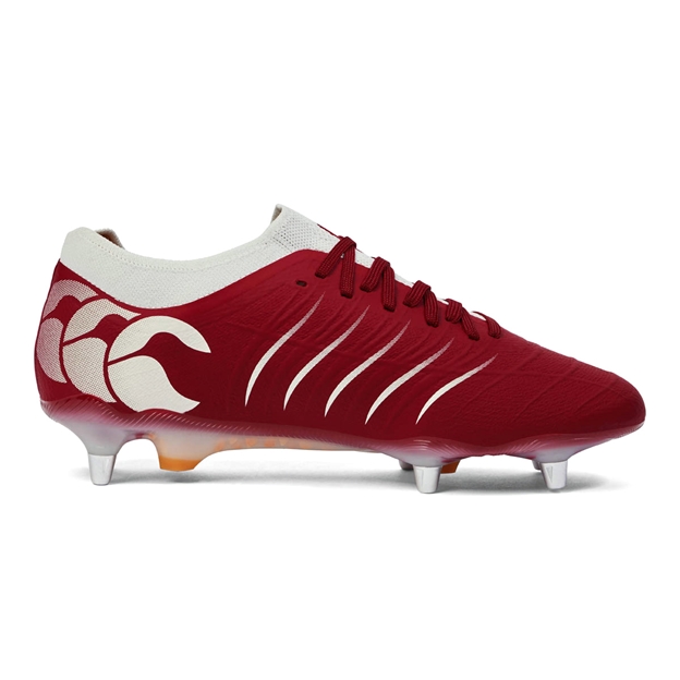 Canterbury Adults Phoenix 2.0 Elite SG Rugby Boots Red - Instep