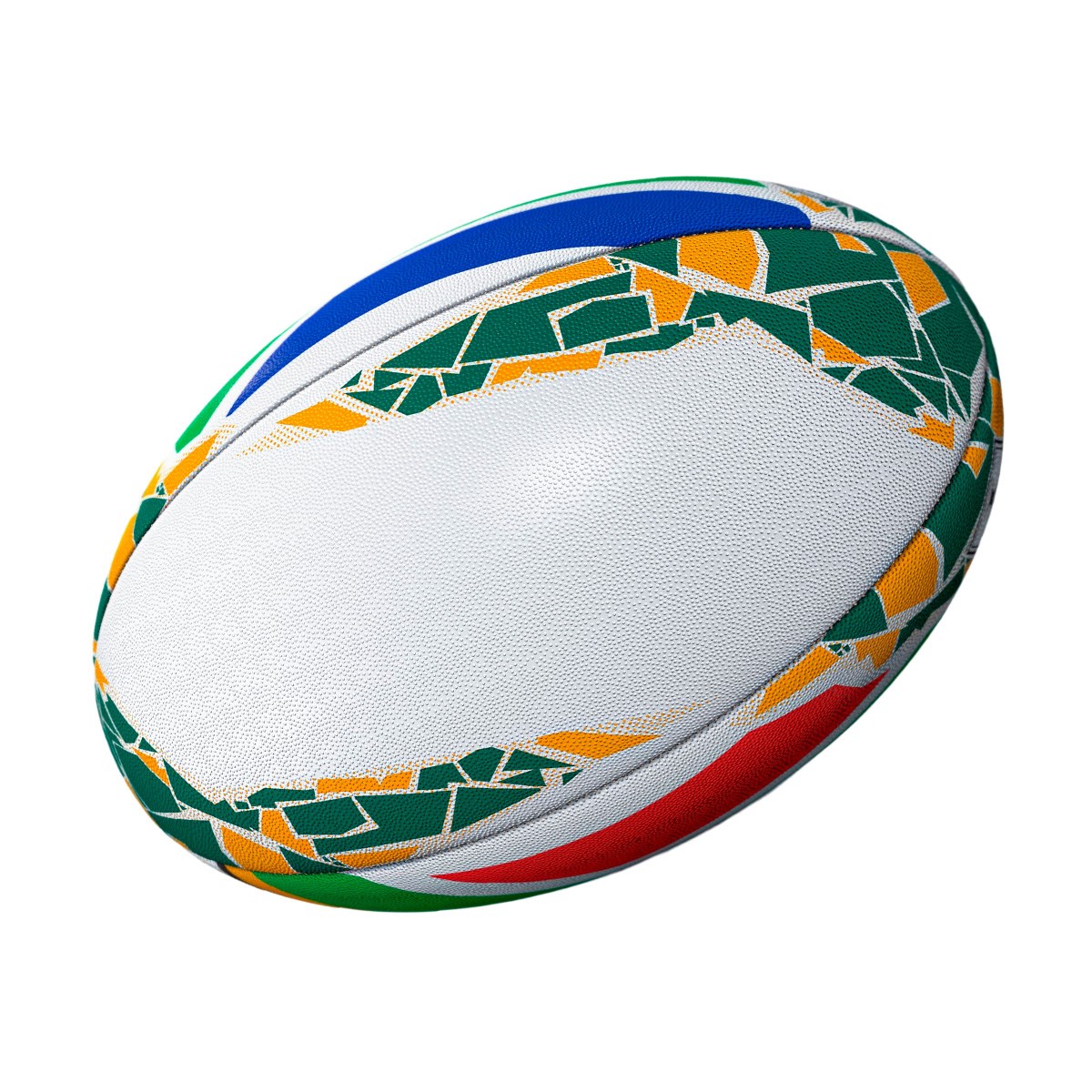 Gilbert South Africa Flag Supporters Rugby Ball 25/26 - Front