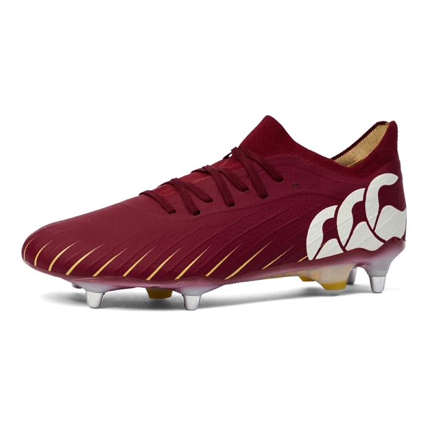 Canterbury Adults Speed Falcon Elite SG Rugby Boots Red - Front