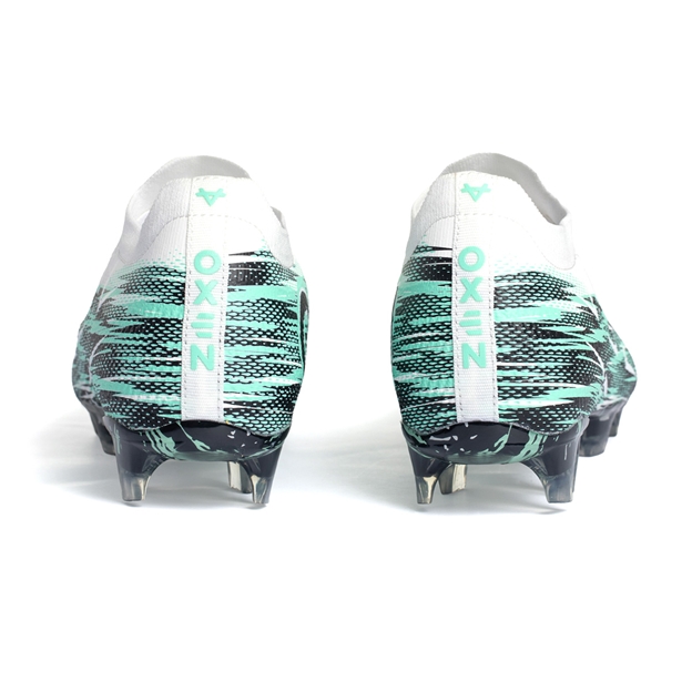 Oxen Adults Metasock Firm Ground Rugby Boots Cool Mint - Back
