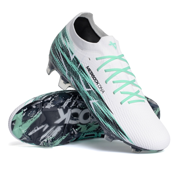 Oxen Adults Metasock Firm Ground Rugby Boots Cool Mint - Front