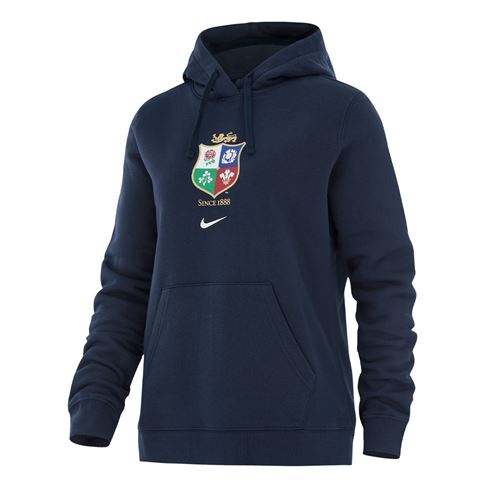 British & Irish Lions Womens Travel Hoodie 2027 - Obsidian - Front