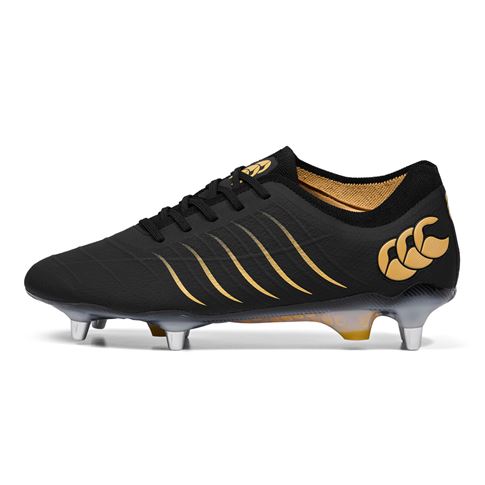 Canterbury Adults Phoenix 2.0 Elite Soft Ground Rugby Boots Black - Outstep