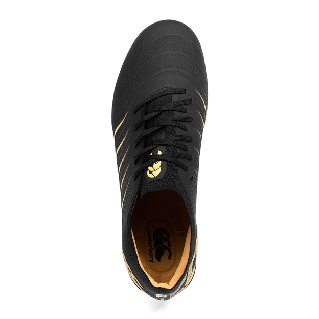 Canterbury Adults Phoenix 2.0 Elite Soft Ground Rugby Boots Black - Top