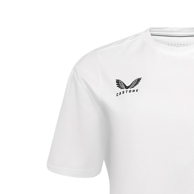 England Womens Travel Short Sleeve Tee 25-26 Bright White - Castore