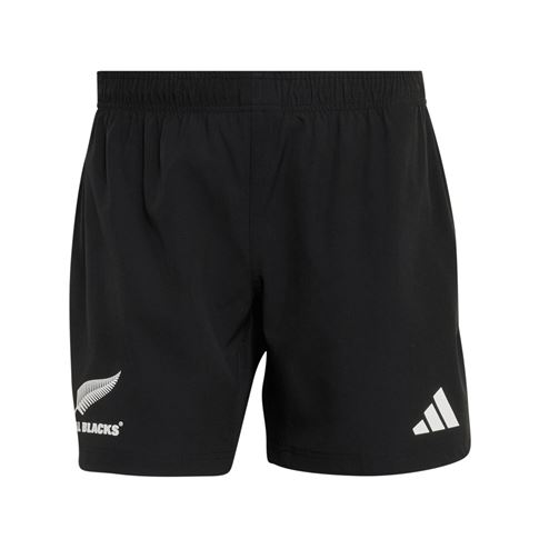 All Blacks Kids Home Rugby Shorts 26/27 All Black - Front View
