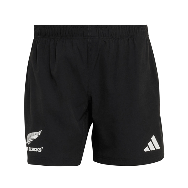 All Blacks Kids Home Rugby Shorts 26/27 All Black - Front View