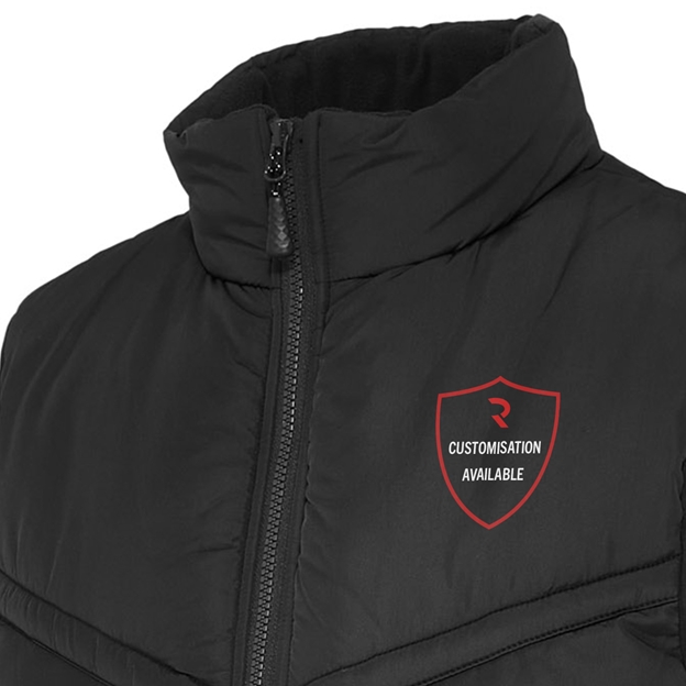 Rugbystore Kids Performance Thermal Padded Gilet - Customise Detail