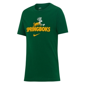 South Africa Springboks Kids T-Shirt 26/27 Gorge Green - Front View