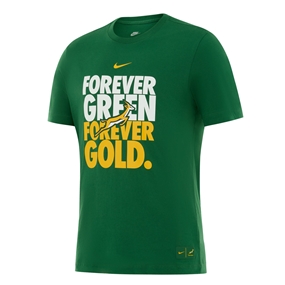South Africa Springboks Mens Forever T-Shirt 26/27 Gorge Green - Front View