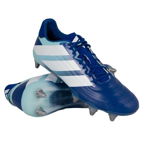 Adidas Adults Kakari RS Soft Ground Rugby Boots Team Royal Blue - Front View