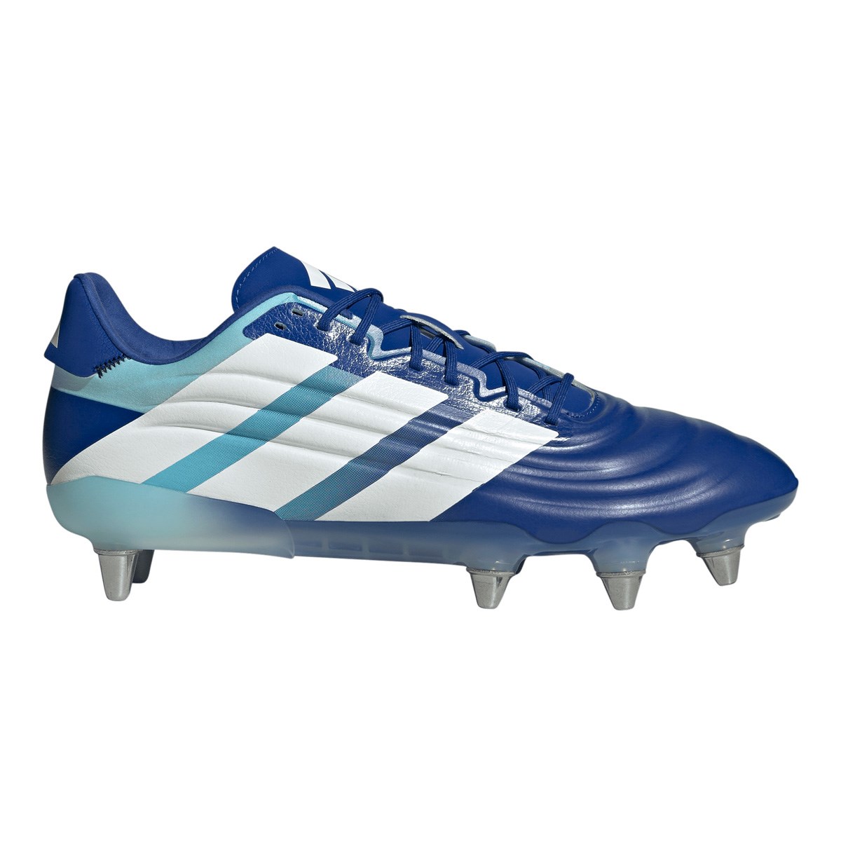 Adidas Adults Kakari RS Soft Ground Rugby Boots Team Royal Blue - Front View
