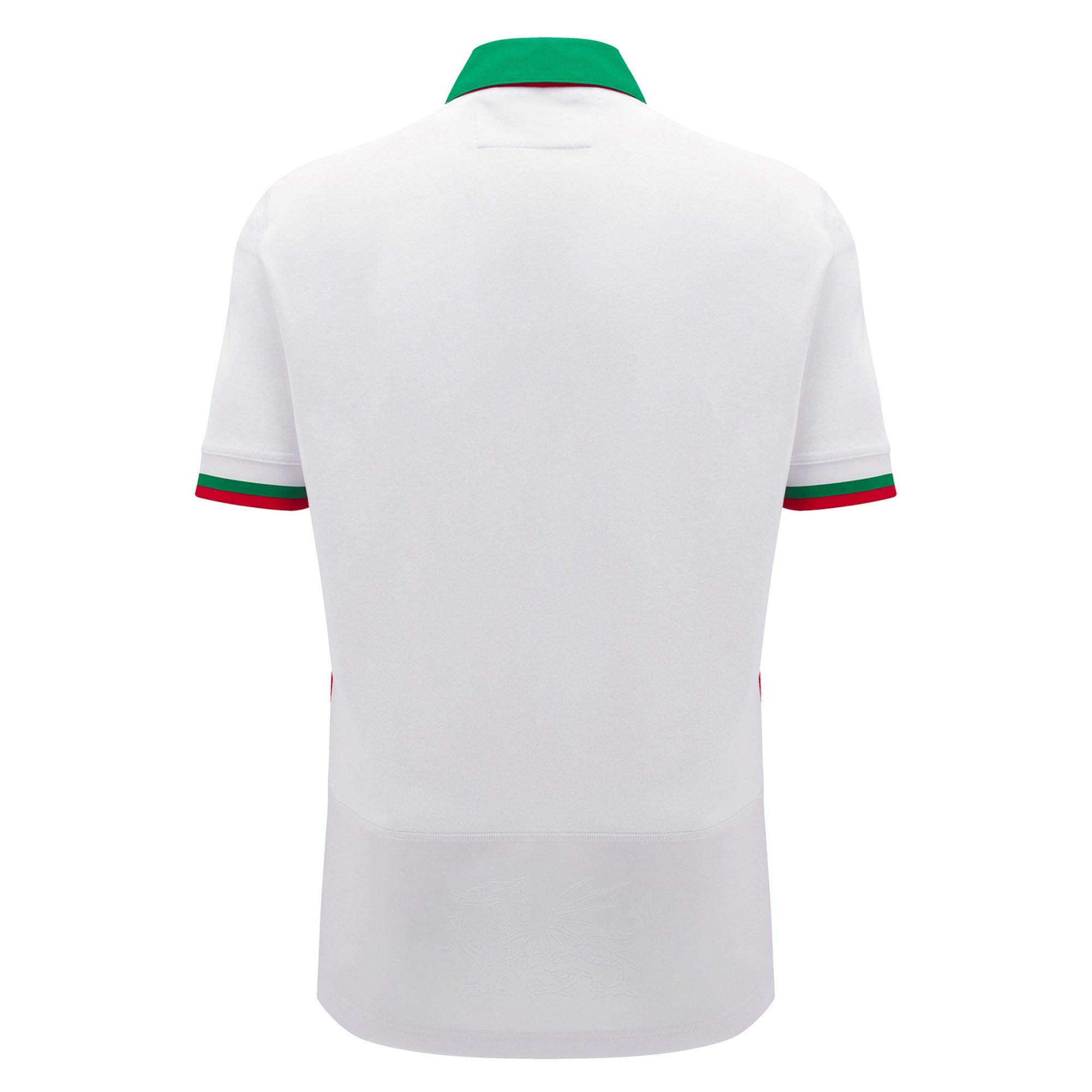 Wales Mens Away Cotton Rugby Shirt - Short Sleeve 24/25 - Front