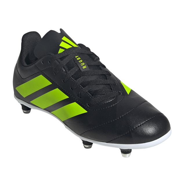 adidas Kids Soft Ground Rugby Boots Black - Front