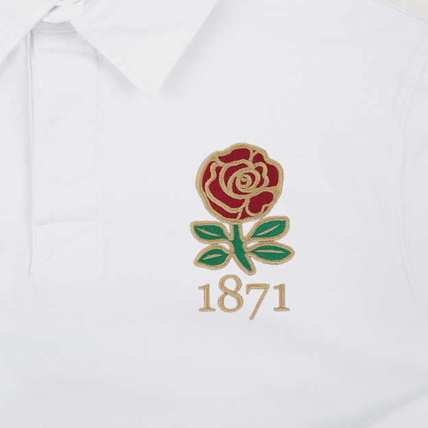England 1871 Rugby Shirt - White
