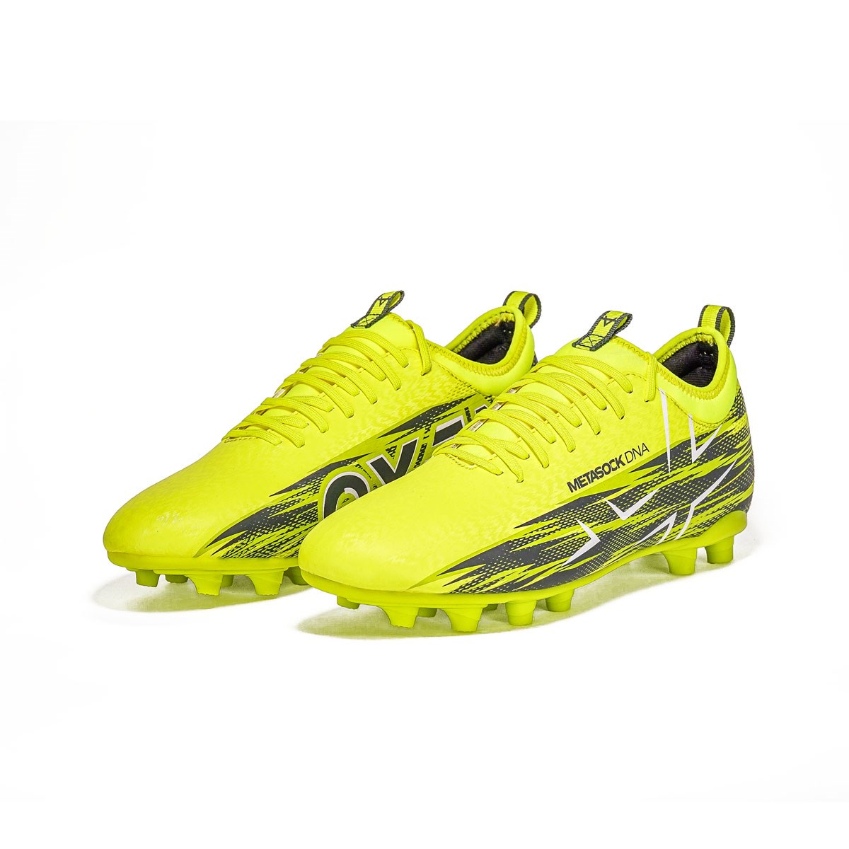 Oxen Kids Meta X All Ground Rugby Boots Yellow Flare - Front