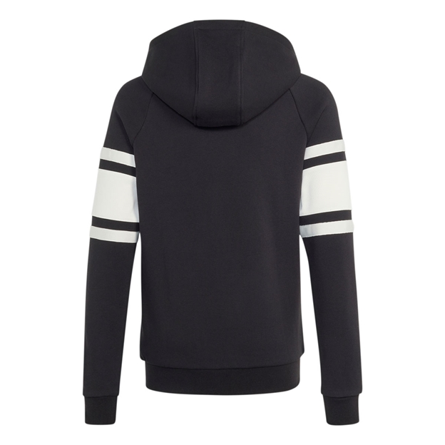 All Blacks Kids Leisurewear Full Zip Hoodie 26/27 All Black - Back View
