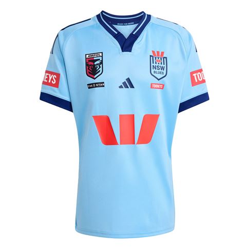 New South Wales Mens Home Jersey 25/26 Light Blue - Front