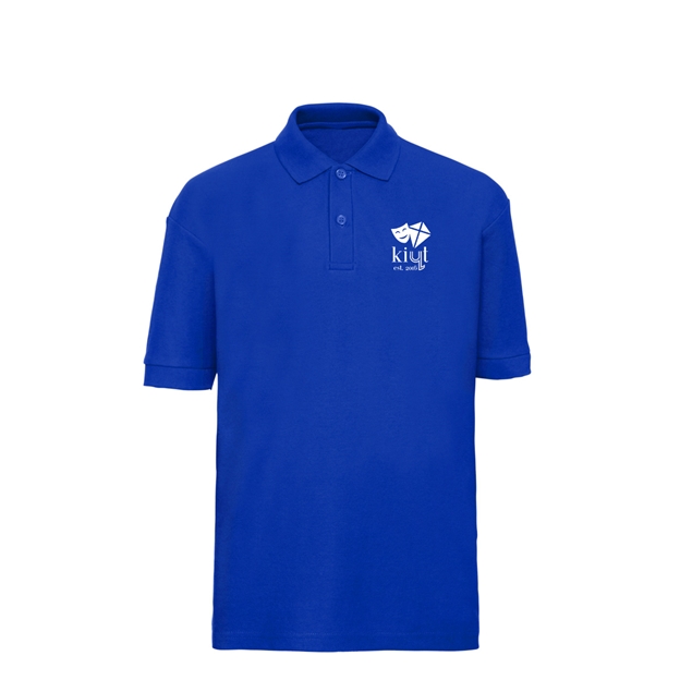 Innerleithen Opera Kids Polycotton Polo Shirt - Bright Royal