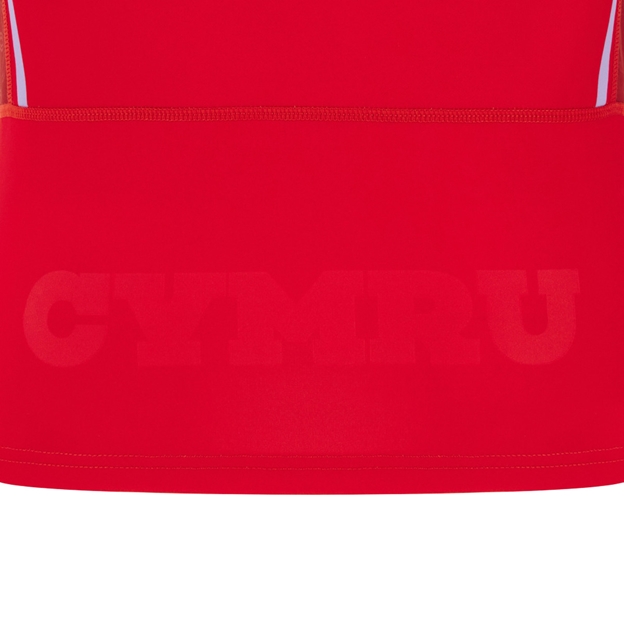 Wales Womens WRWC 2025 Home Rugby Shirt Red - Hem