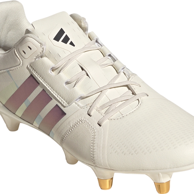 adidas Womens RS15 SG Rugby Boots White - Lacing