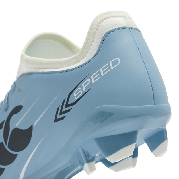 Canterbury Adults Speed Falcon 2.0 Team Firm Ground Rugby Boots Mountain Spring Grey - Heel Close-up