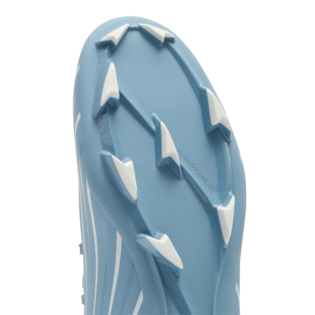 Canterbury Adults Speed Falcon 2.0 Team Firm Ground Rugby Boots Mountain Spring Grey - Forefoot Close-up
