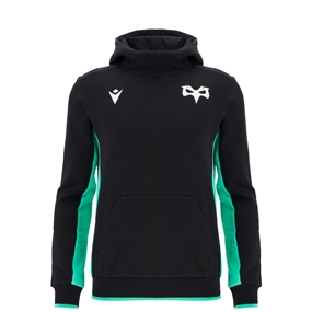 Ospreys Kids Travel Hoodie 25/26 Black - Front