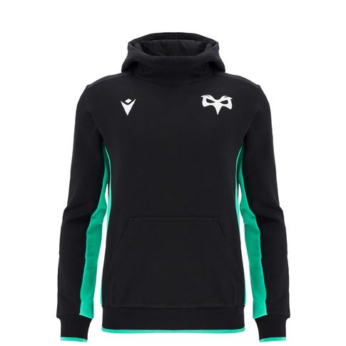 Ospreys Kids Travel Hoodie 25/26 Black - Front