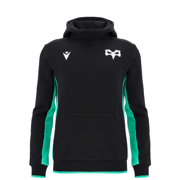 Ospreys Kids Travel Hoodie 25/26 Black - Front