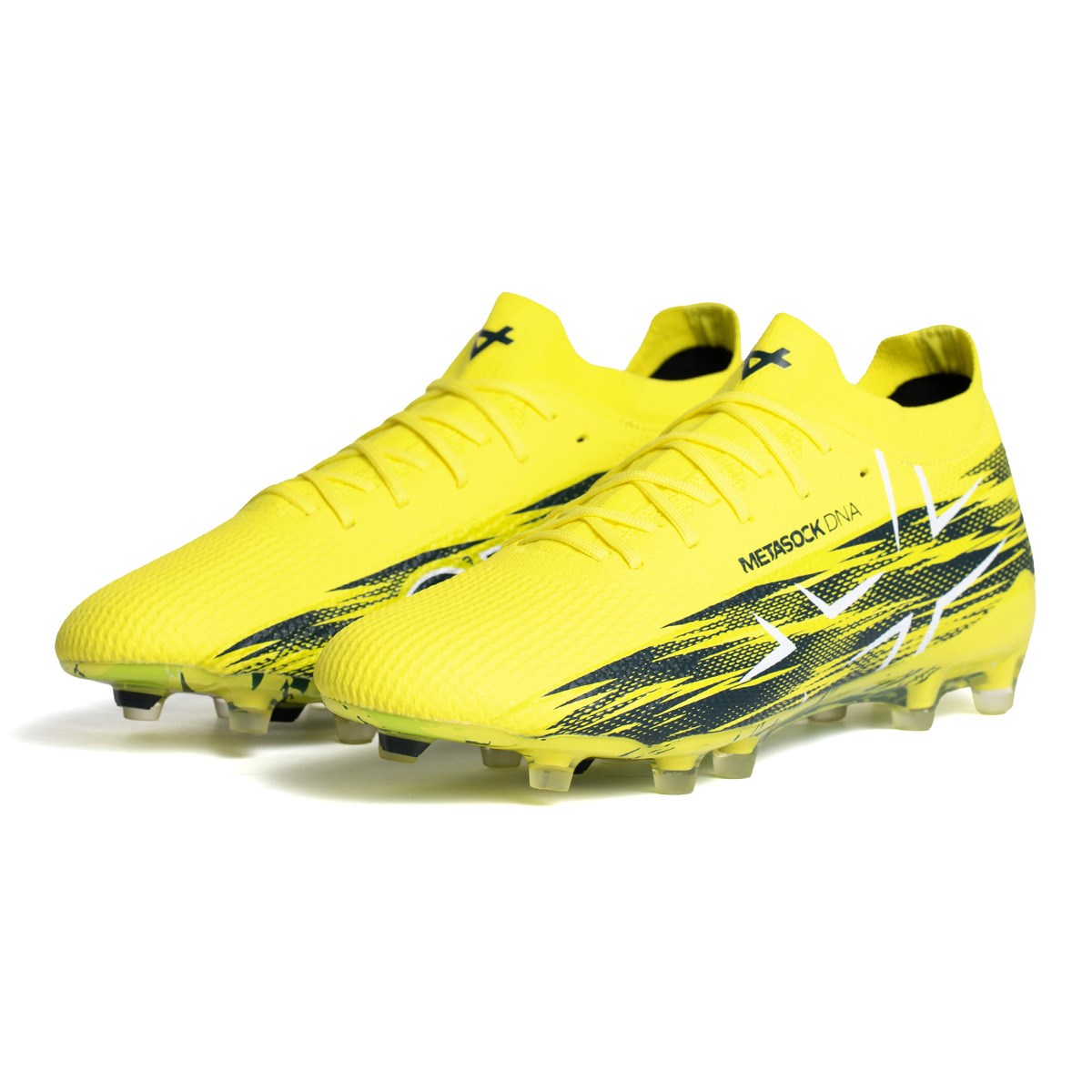 Oxen Adults Metasock All Ground Rugby Boot Yellow Flare - Front