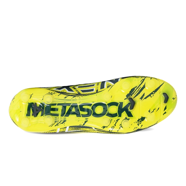 Oxen Adults Metasock All Ground Rugby Boot Yellow Flare - Soleplate