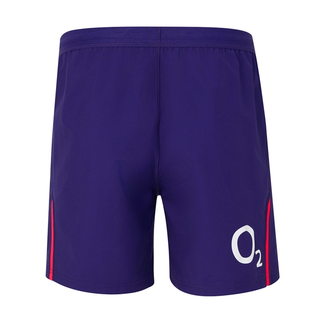 England Mens Away Rugby Shorts 26/27 Rhodonite - Back View
