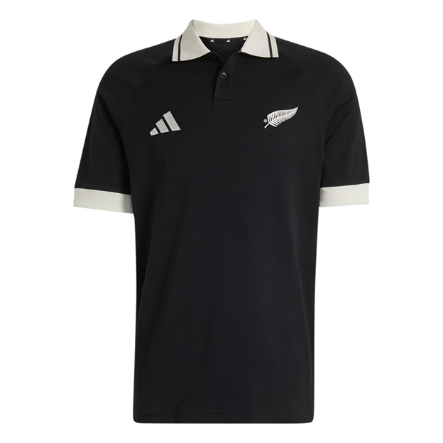 All Blacks Mens Leisurewear Polo 26/27 All Black - Front View