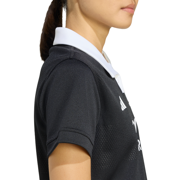 All Blacks Womens Home Rugby Shirt 25/26 - Shoulder